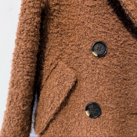 TOPSHOP Wool Teddy Coat - Picture 3 of 6